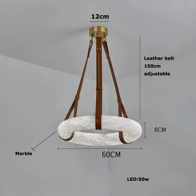 Hyabel Marble Chandelier