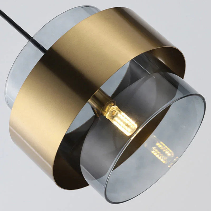 Round Ring Glass Pendant Light