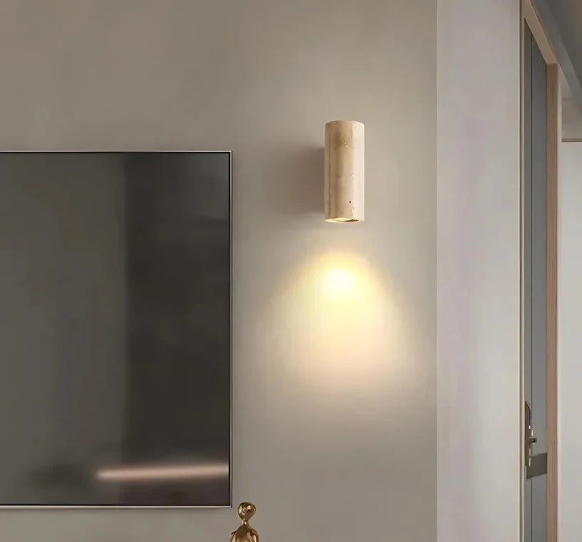 Tomoshibi Travertine Wall Lamp