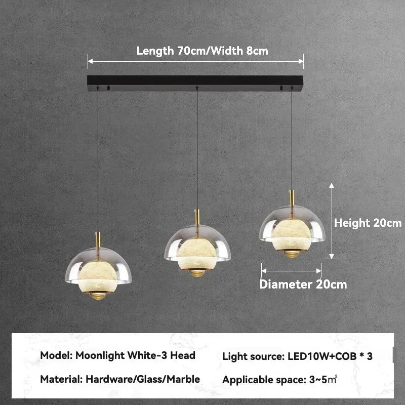 Monnette Alabaster Pendant Light