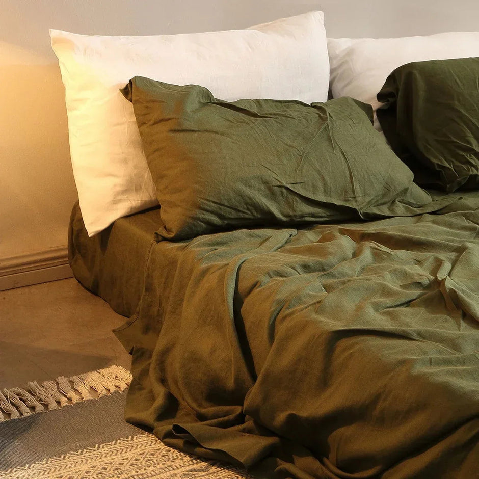 Annie Pure Linen Bedding Set
