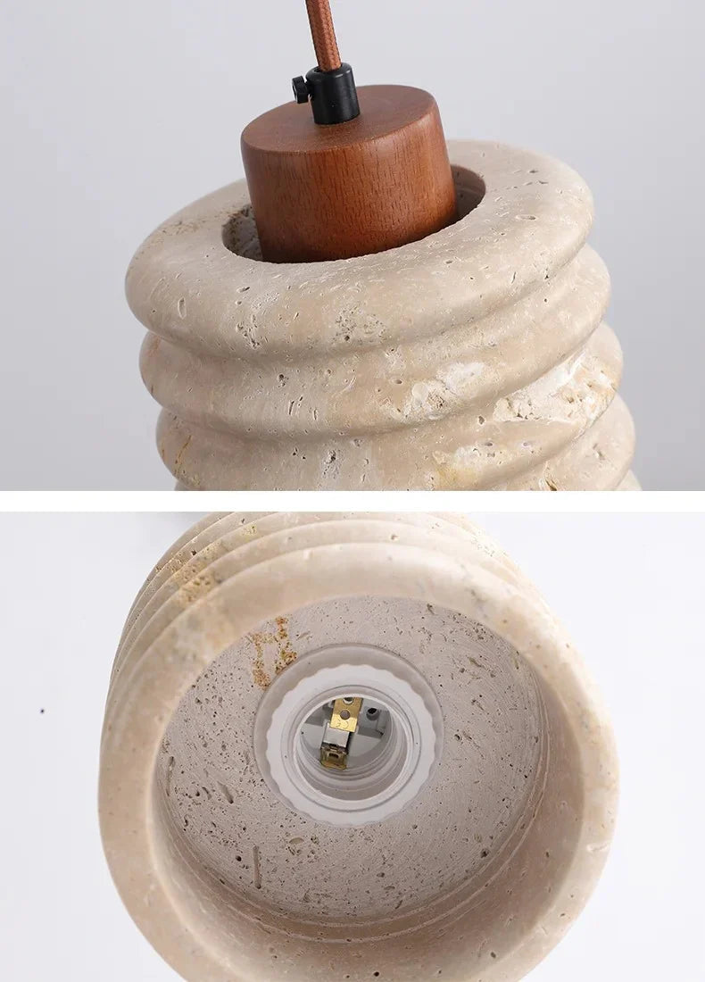 Manelli Travertine Pendant Lamp