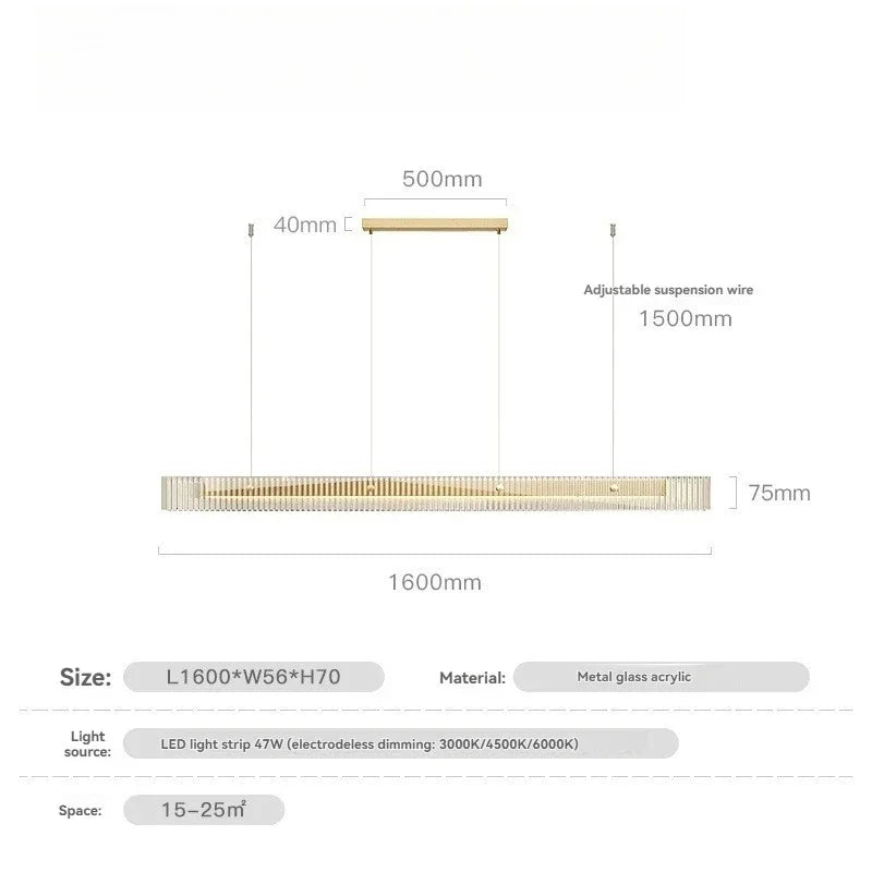 Modesta Glass Pendant Light