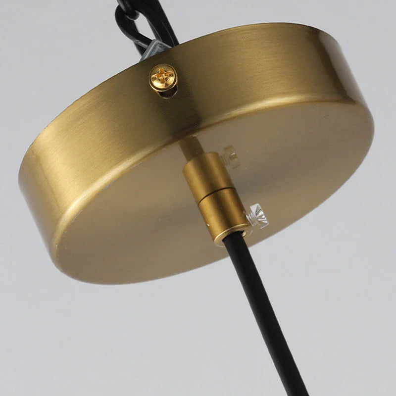 Round Ring Glass Pendant Light