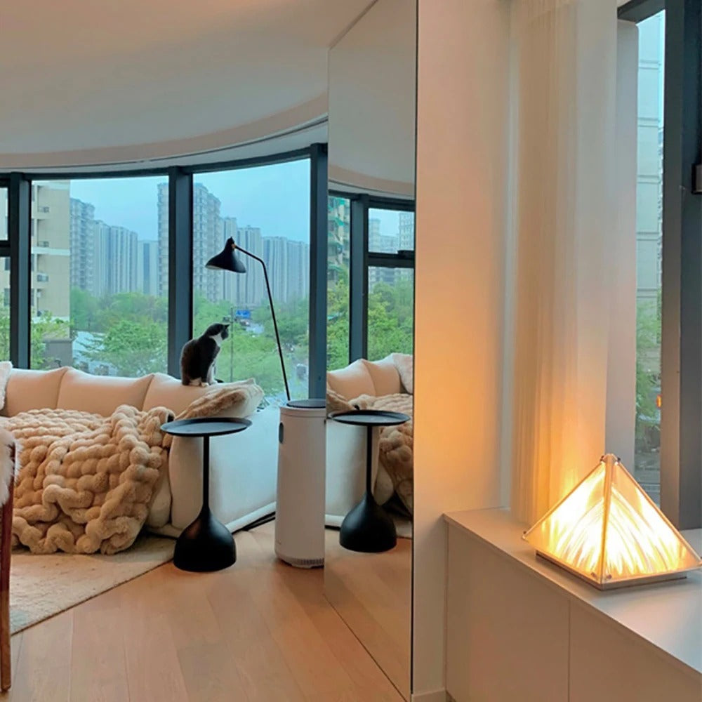Pyramid Table Lamp