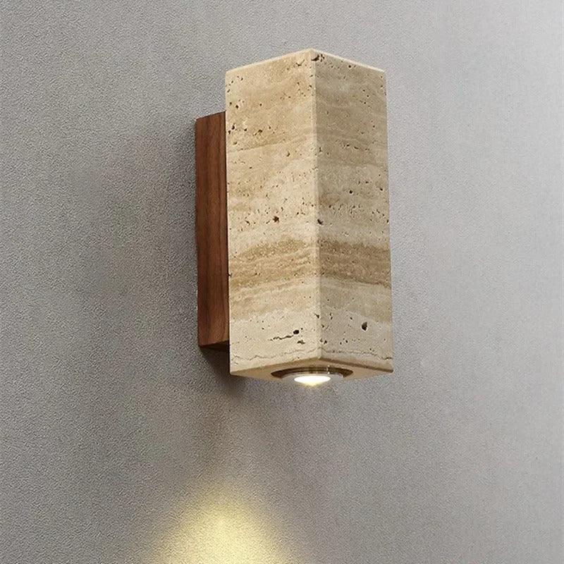 Tomoshibi Travertine Wall Lamp