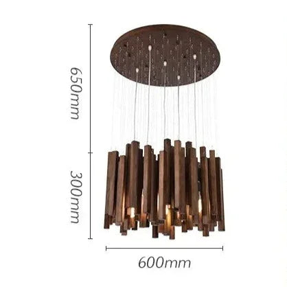 Rhianna Wooden Chandelier