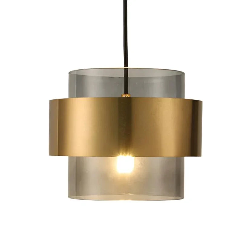 Round Ring Glass Pendant Light