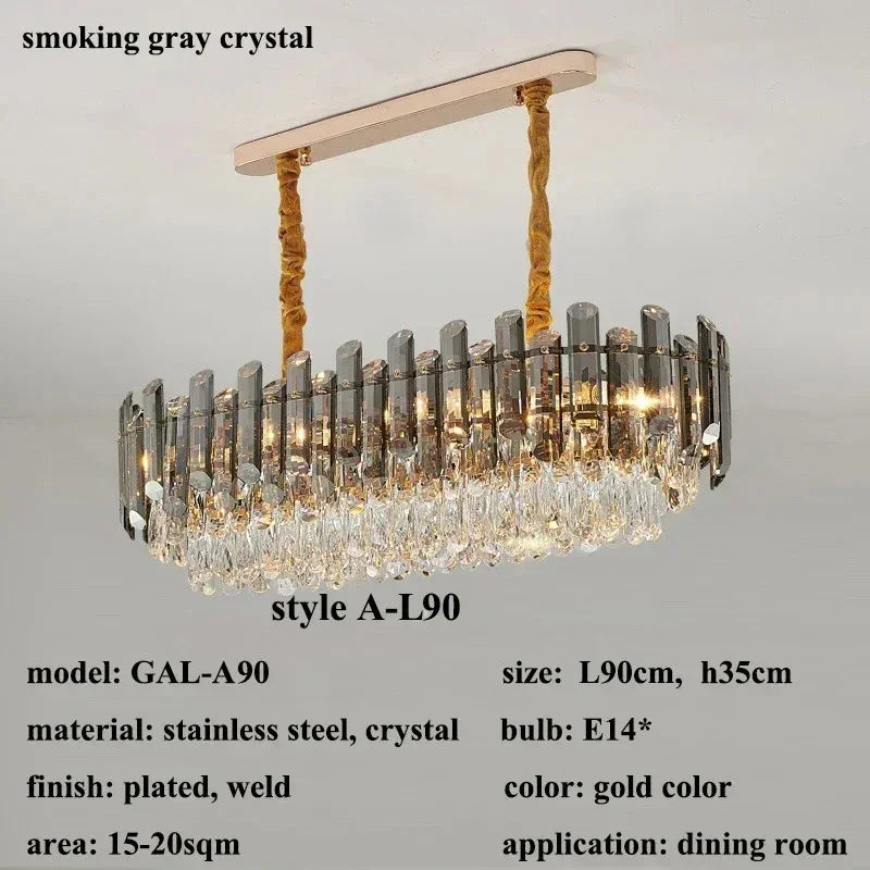 Norlynn LED Crystal Chandelier