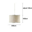 Wabi Linen Pendant Lamp