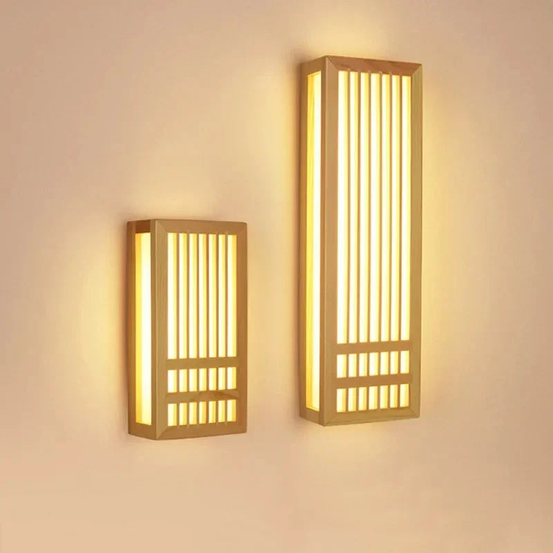 Wabi Sabi Wooden Wall Light