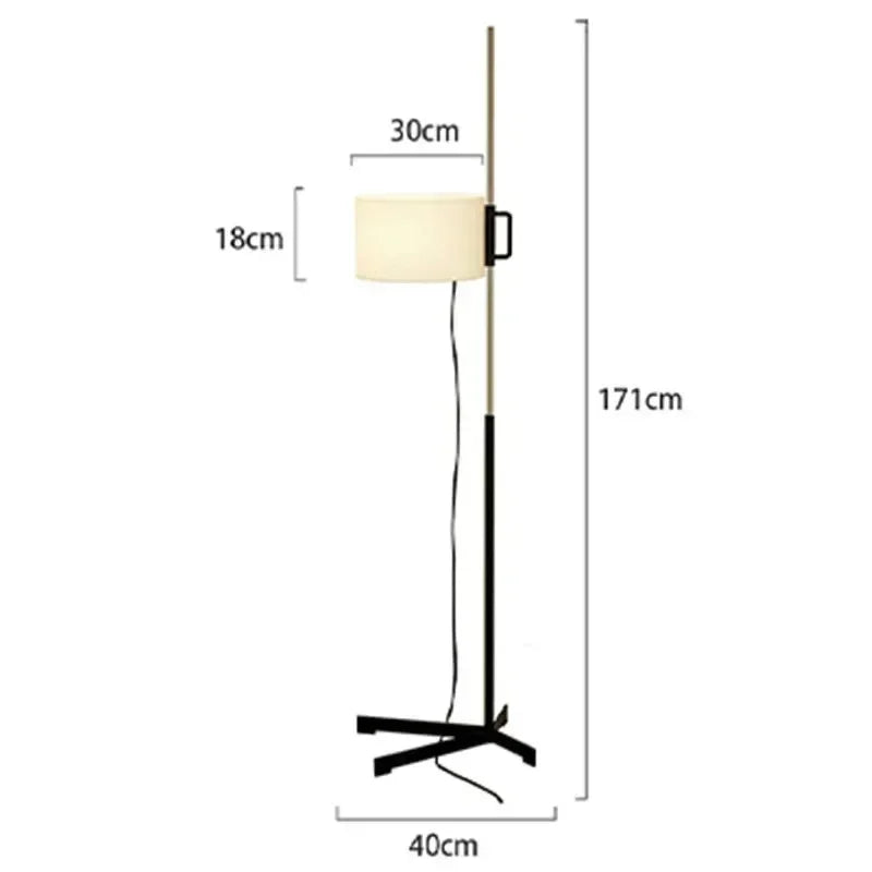 Luzia Black Floor Lamp