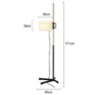 Luzia Black Floor Lamp