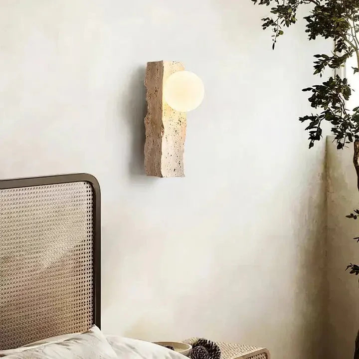 Koda Travertine Wall Lamp