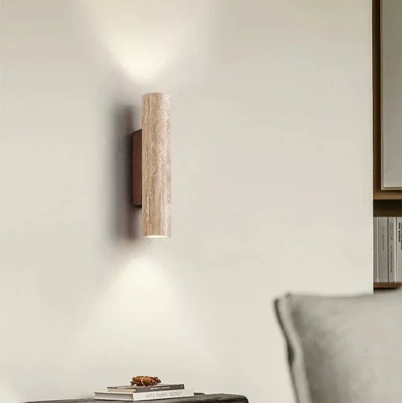 Travertine Wall Lamp