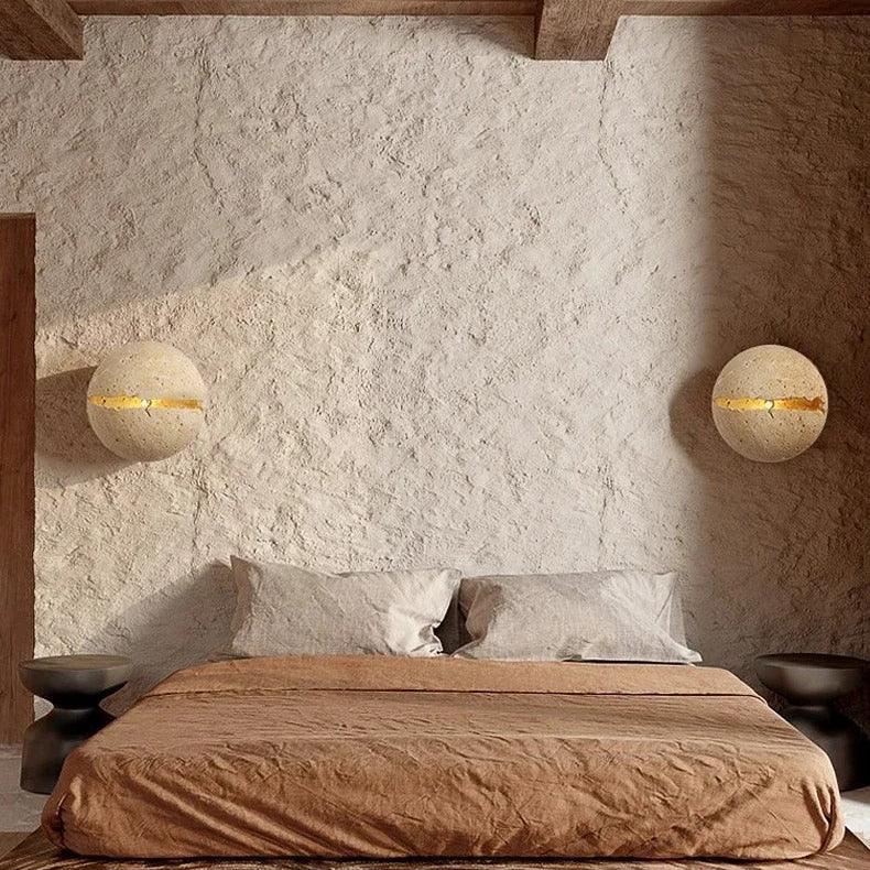 Blake Travertine Wall Lamp