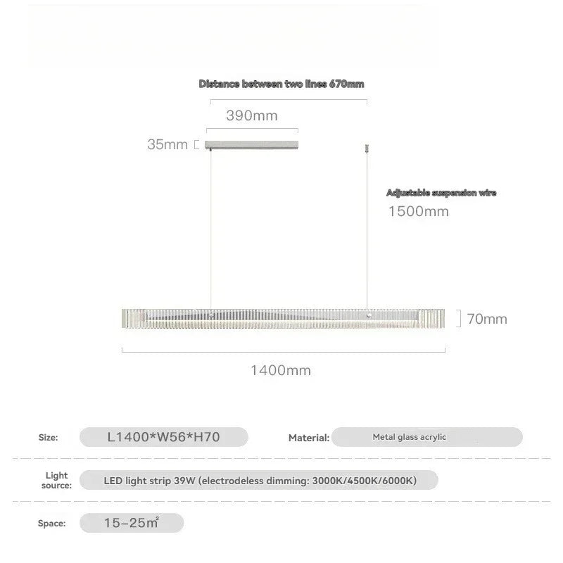 Modesta Glass Pendant Light