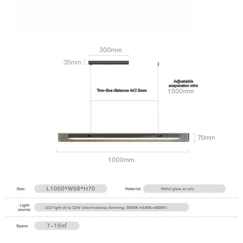 Modesta Glass Pendant Light