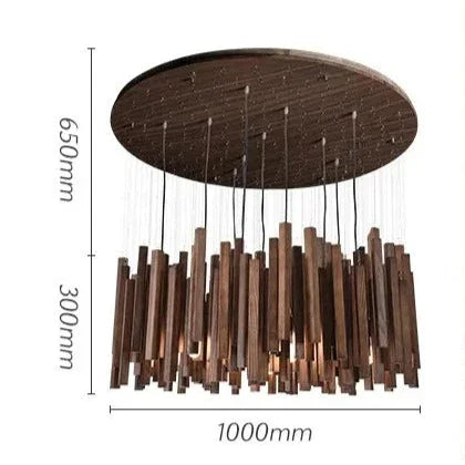 Rhianna Wooden Chandelier