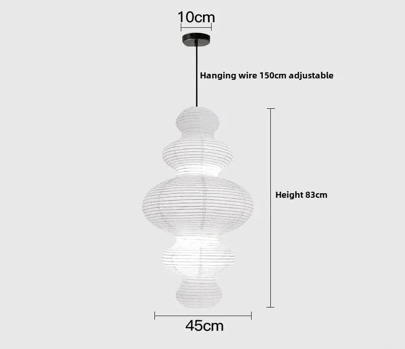 Noguchi Wavy Pendant Light