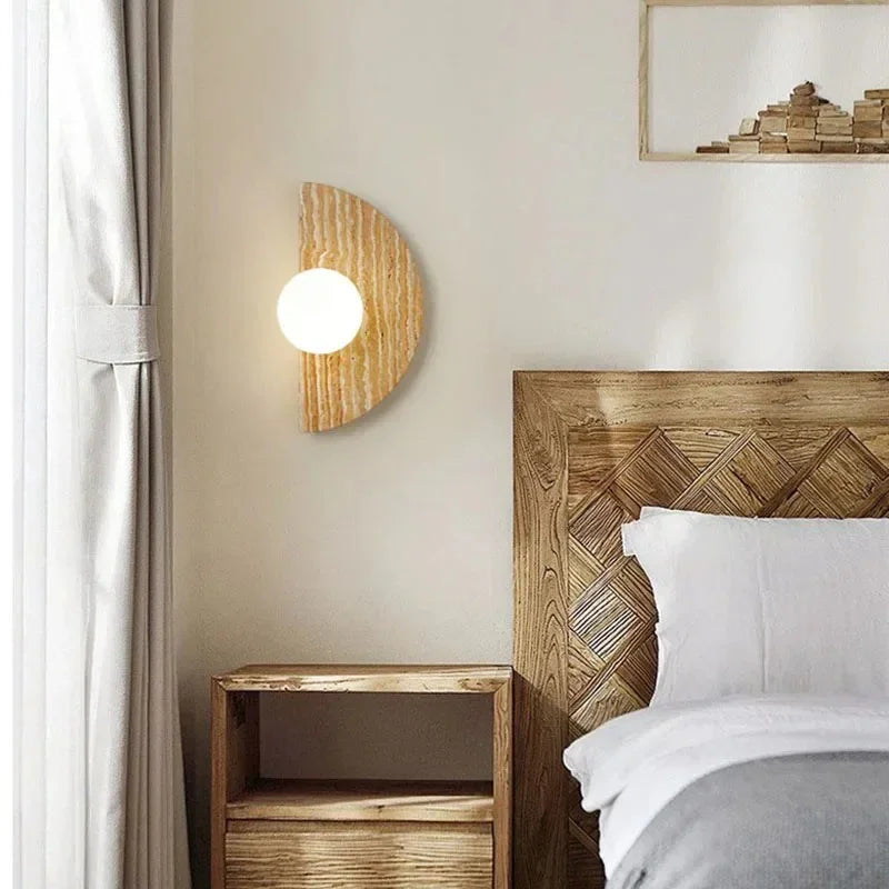 Manelli Travertine Wall Lamp