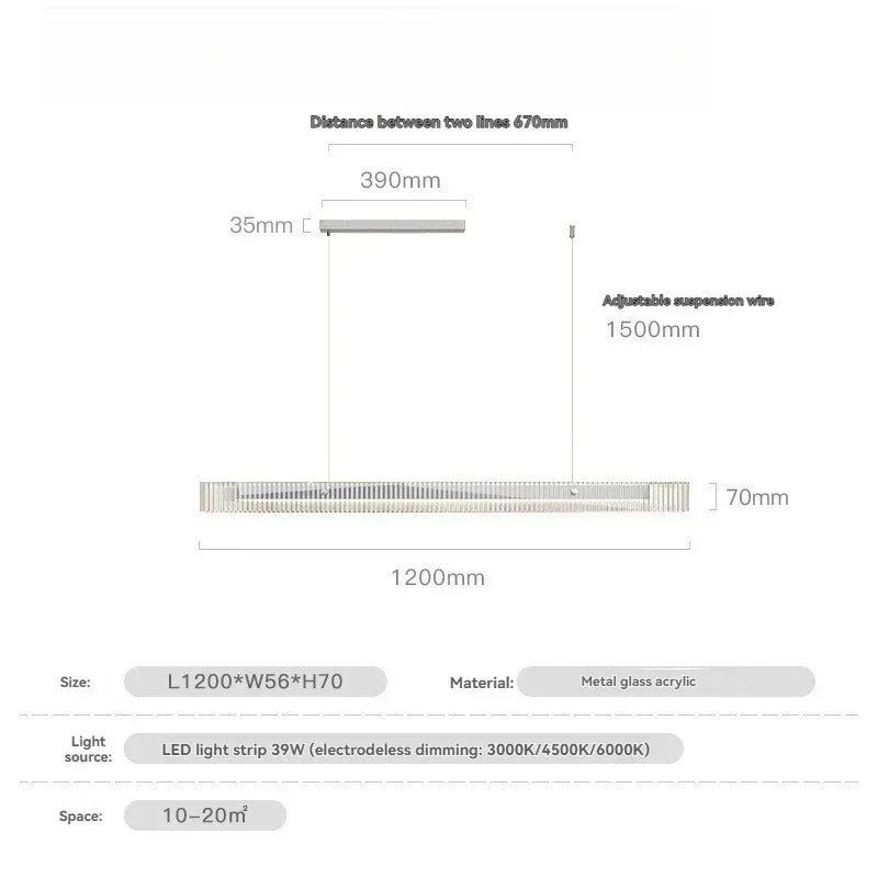 Modesta Glass Pendant Light