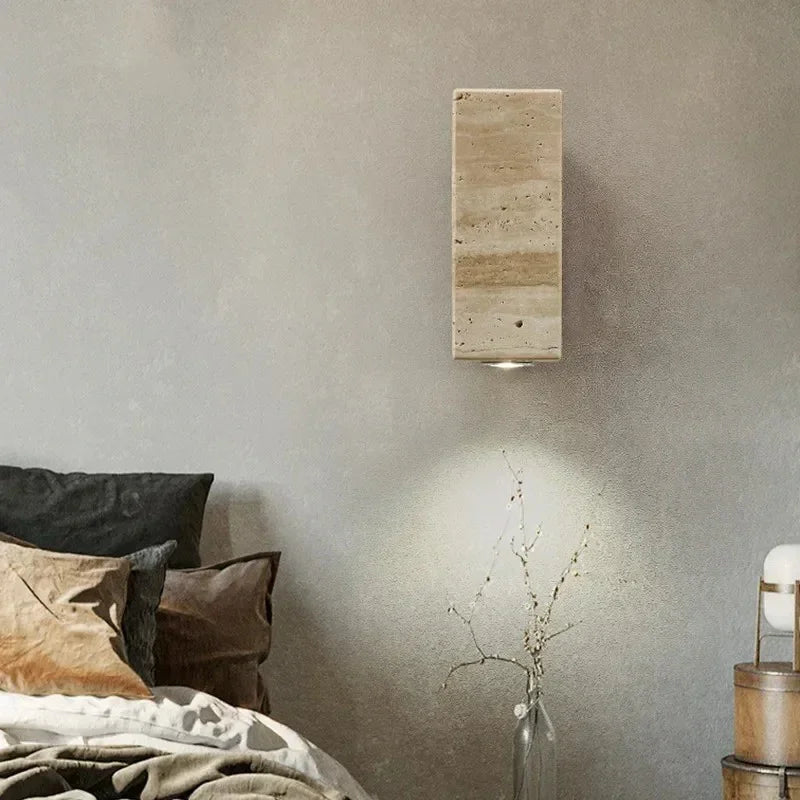 Tomoshibi Travertine Wall Lamp
