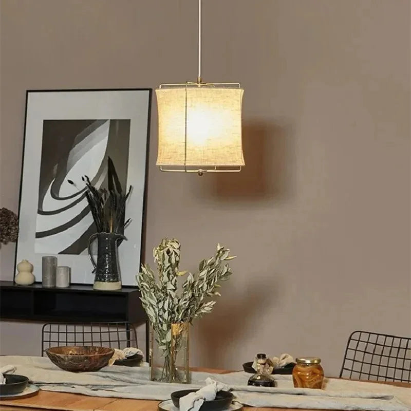 Wabi Linen Pendant Lamp