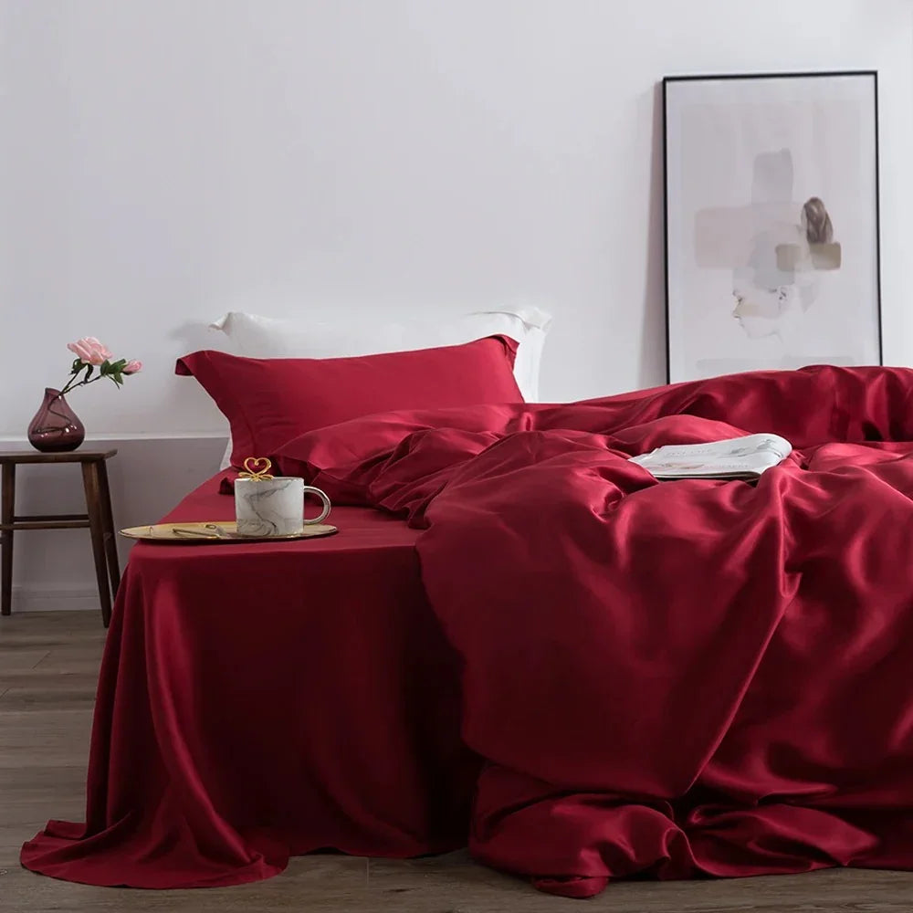 Elenorra Premium Silk Bedding Set