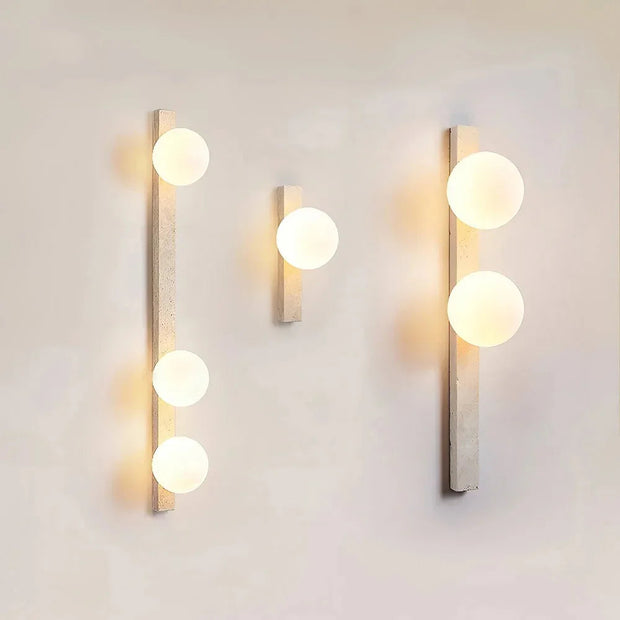 Abigail Travertine Wall Lamp