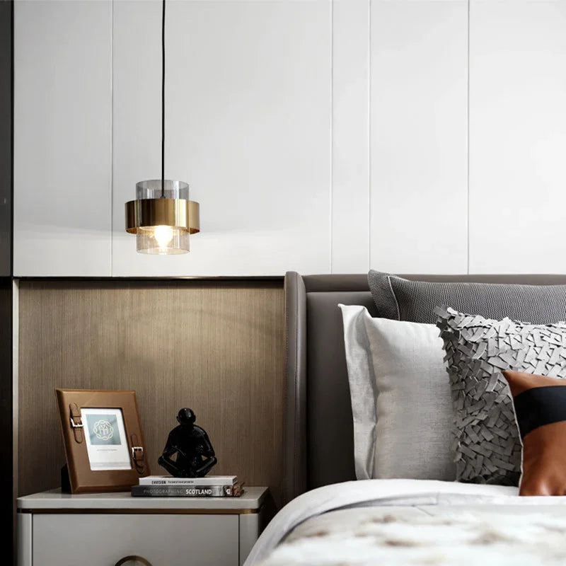 Round Ring Glass Pendant Light