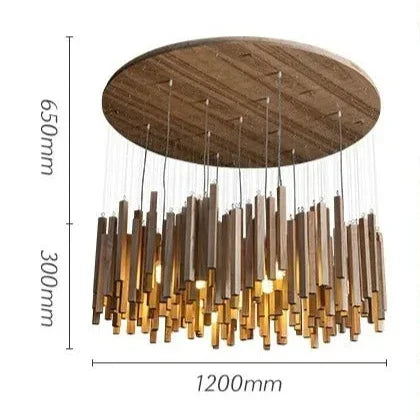Rhianna Wooden Chandelier