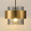 Round Ring Glass Pendant Light