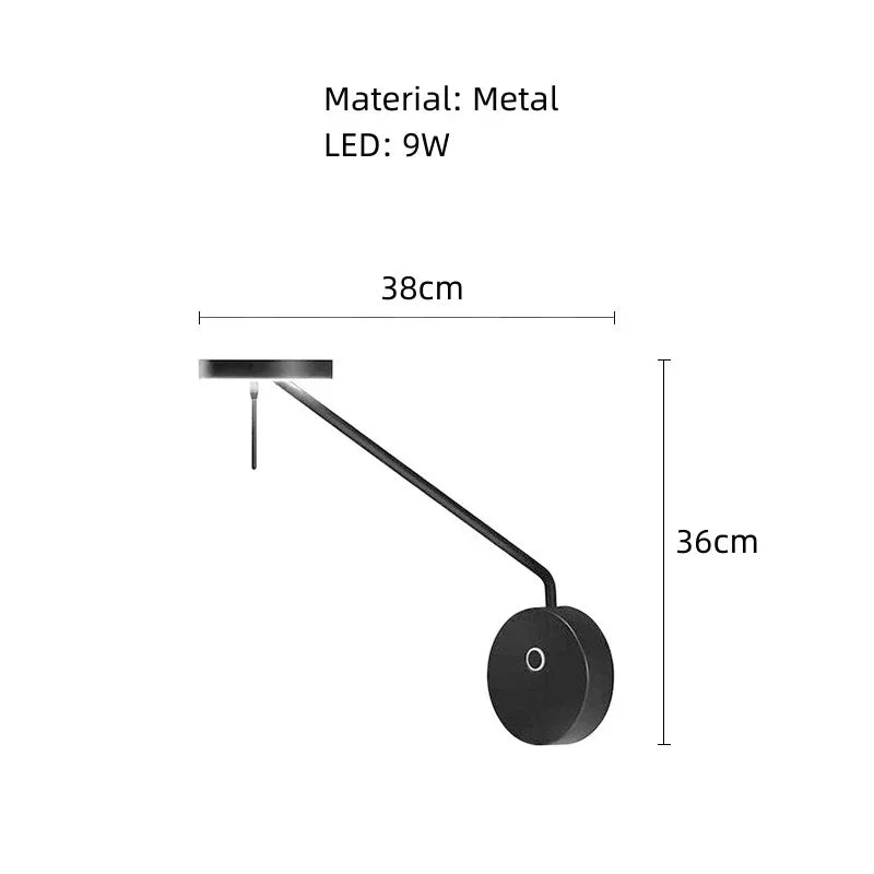 Melina Long Arm Wall Lamp