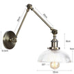 Mckinley Glass Adjustable Wall Lamp