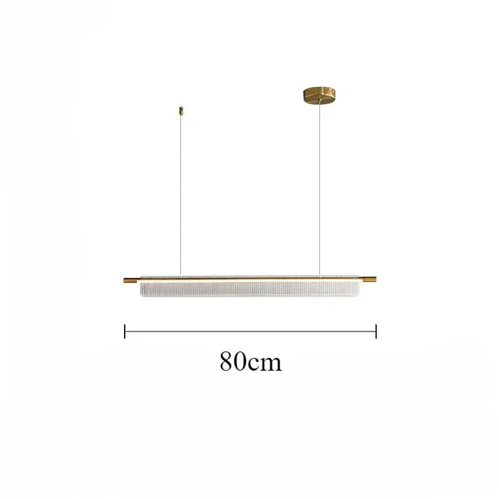 Saddie Iron Bar LED Pendant Lamp