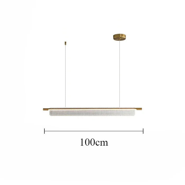 Saddie Iron Bar LED Pendant Lamp
