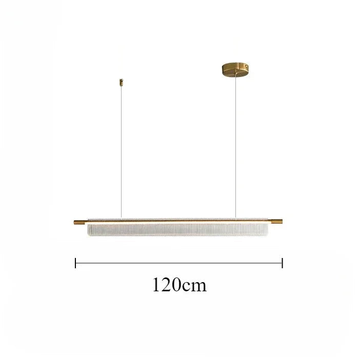 Saddie Iron Bar LED Pendant Lamp