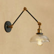 Mckinley Glass Adjustable Wall Lamp