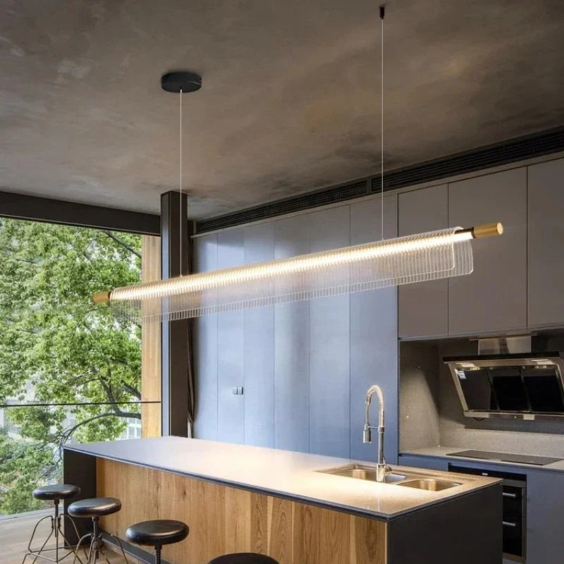 Saddie Iron Bar LED Pendant Lamp
