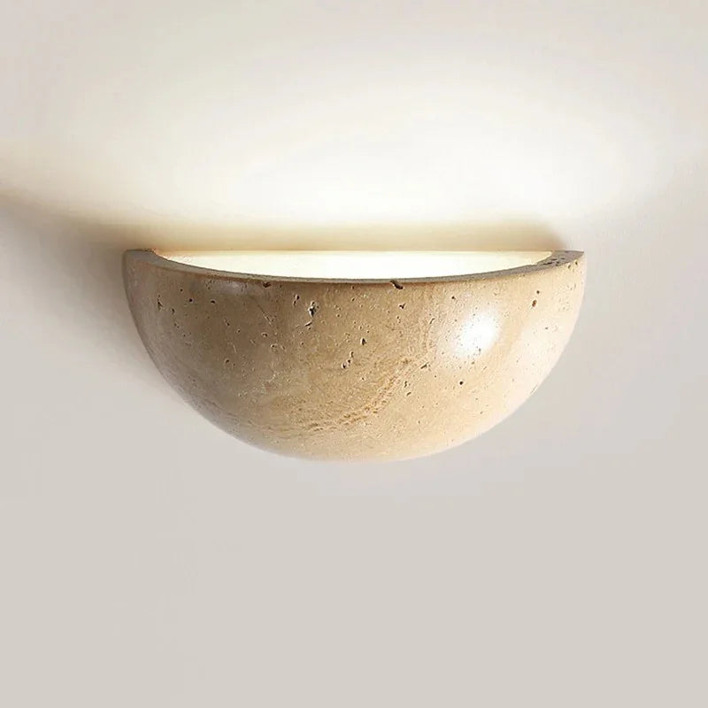 Avery Travertine Wall Lamp