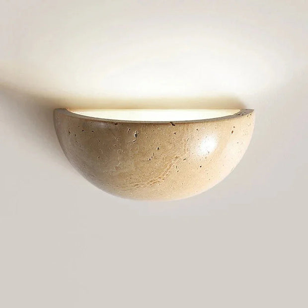 Avery Travertine Wall Lamp