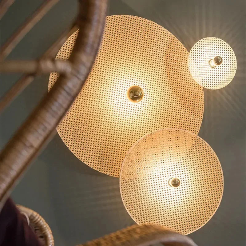 Zaina Rattan Wall Lamp