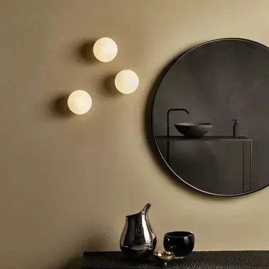 Irah Glass Ball Wall Lamp