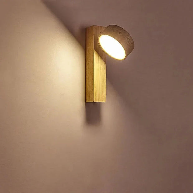 Aviana Travertine Wall Lamp