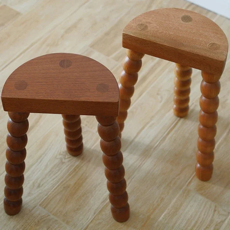 Heather Wood Stool