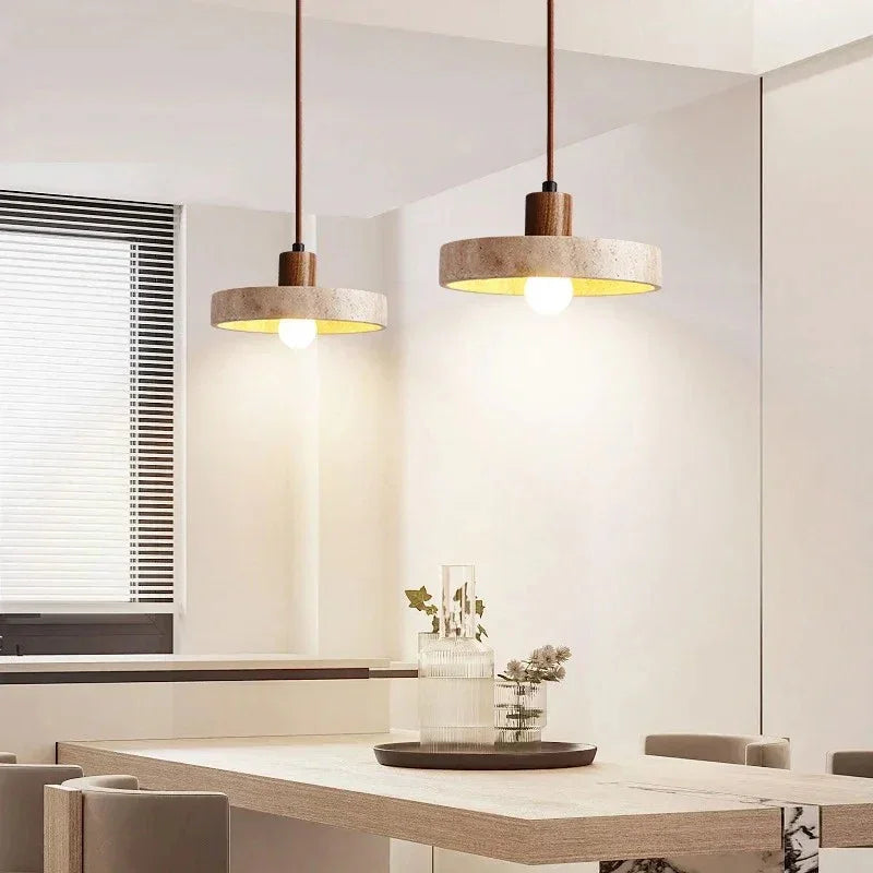Ryne Travertine Pendant Lamp