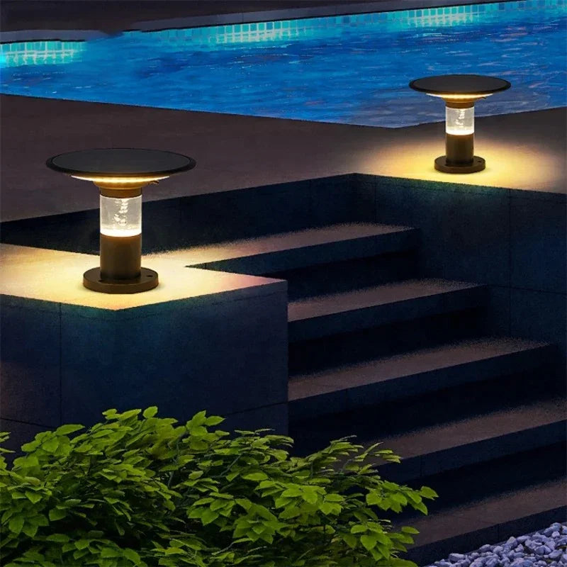Acacia Solar Pillar Light