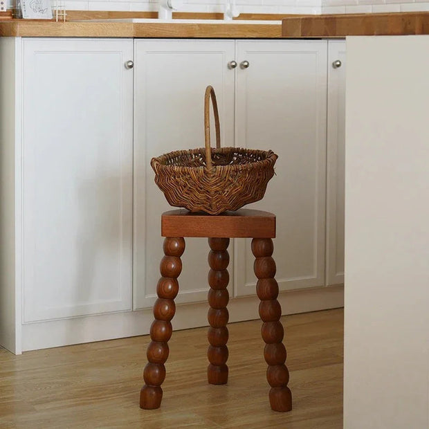 Heather Wood Stool