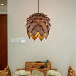 Mia Wood Pine Cone Chandelier
